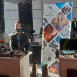 مهندس مهرداد نکوکار مدیریت شرکت تصاکو در نمایشگاه متافو اصفهان